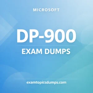 Microsoft DP-900 Exam Dumps