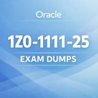 Oracle 1Z0-1111-25 Exam Dumps