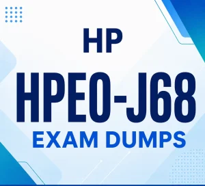 HP HPE0-J68 Exam Dumps f