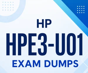 HP HPE3-U01 Exam Dumps